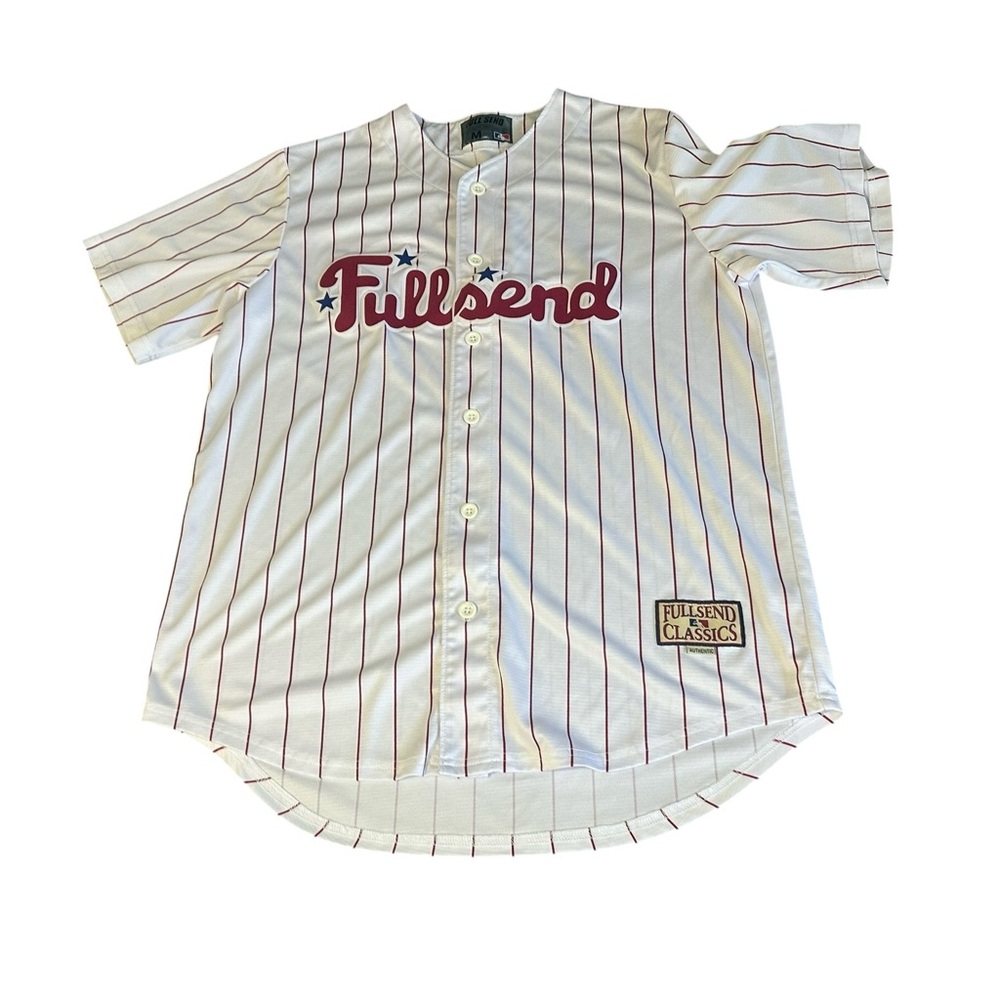Nelk Boys Men Full Send Philly Style Baseball Jersey Sz Medium